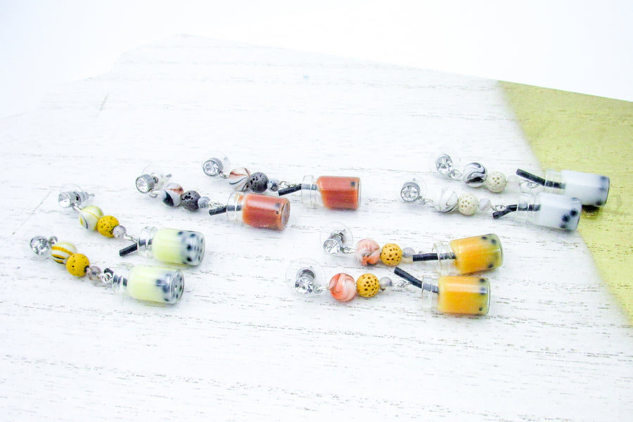 Scented Boba Charm Earrings Earrings Oh, Heart!