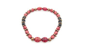 Ladybug Czech Glass Stretch Bracelet Bracelets Oh, Heart!