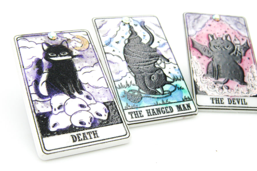 Cute Cat Tarot Pin Pin Oh, Heart!