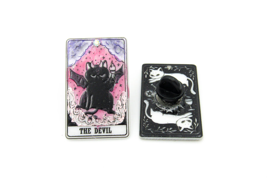 Cute Cat Tarot Pin