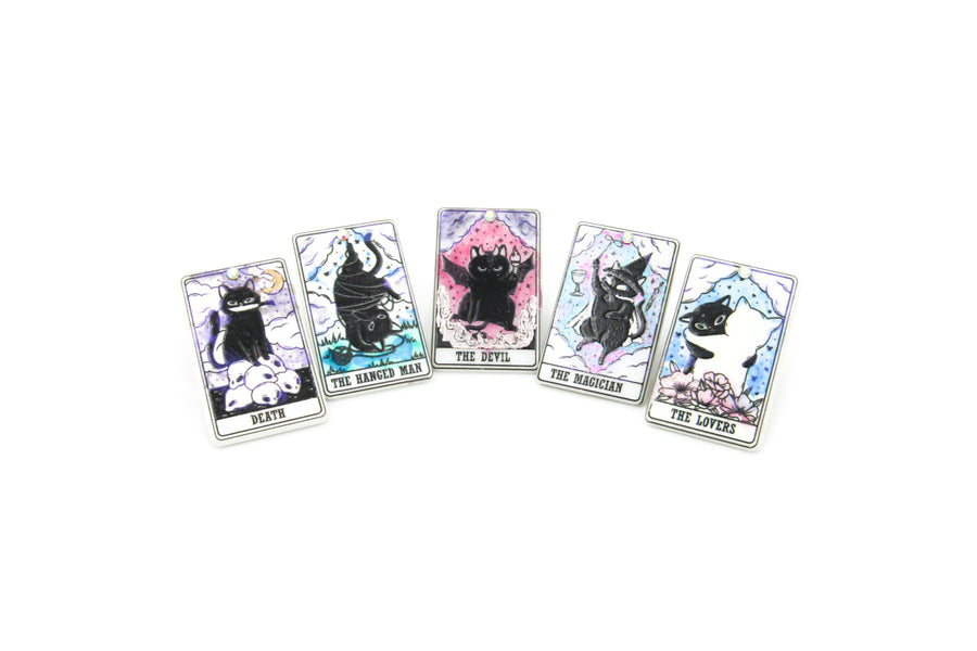 Cute Cat Tarot Pin Pin Oh, Heart!