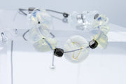 Moonstone Chip Beads Gunmetal Adjustable Slide Bracelet Bracelets Oh, Heart!