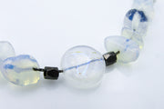 Moonstone Chip Beads Gunmetal Adjustable Slide Bracelet Bracelets Oh, Heart!