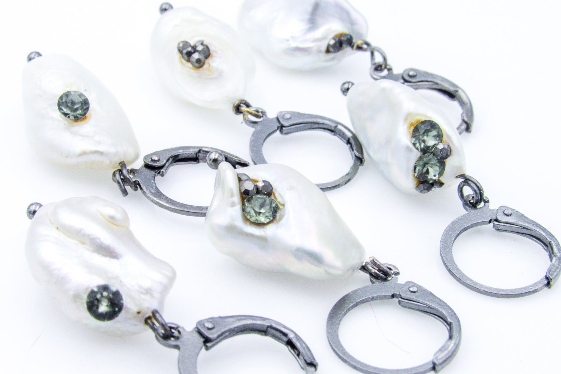 One Of A Kind Baroque Pearl Dangle Earrings Earrings Oh, Heart!