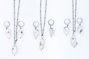 One Of A Kind Baroque Pearl Dangle Earrings and Necklace Set Jewelry Sets Oh, Heart!