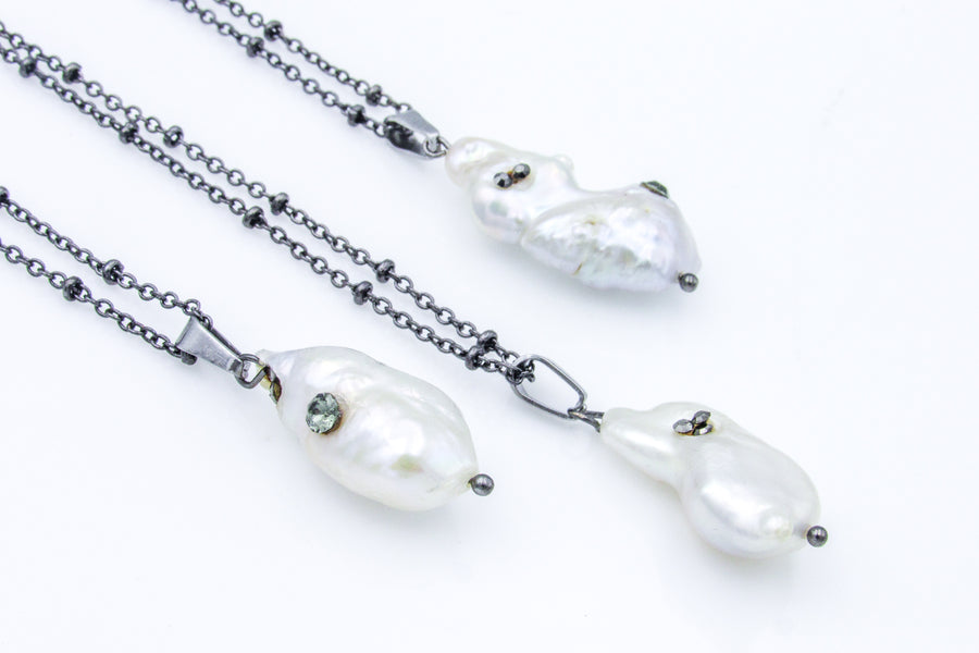 One Of A Kind Baroque Pearl Drop Necklace Necklaces Oh, Heart!