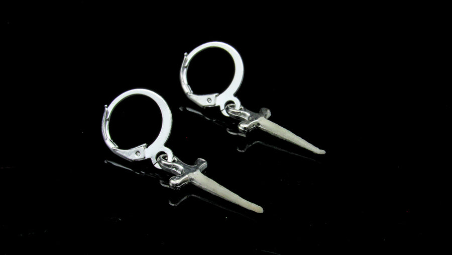 Glow In The Dark Dagger Earrings Earrings Oh, Heart!