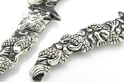 Samurai Dagger With Japanese Dragon Keychain Keychains Oh, Heart!