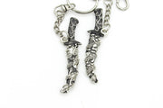 Samurai Dagger With Japanese Dragon Keychain Keychains Oh, Heart!