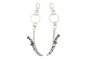 Samurai Dagger With Japanese Dragon Keychain Keychains Oh, Heart!