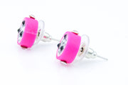 Clay Dragon Fruit Stud Earrings With Rhinestones Earrings Oh, Heart!