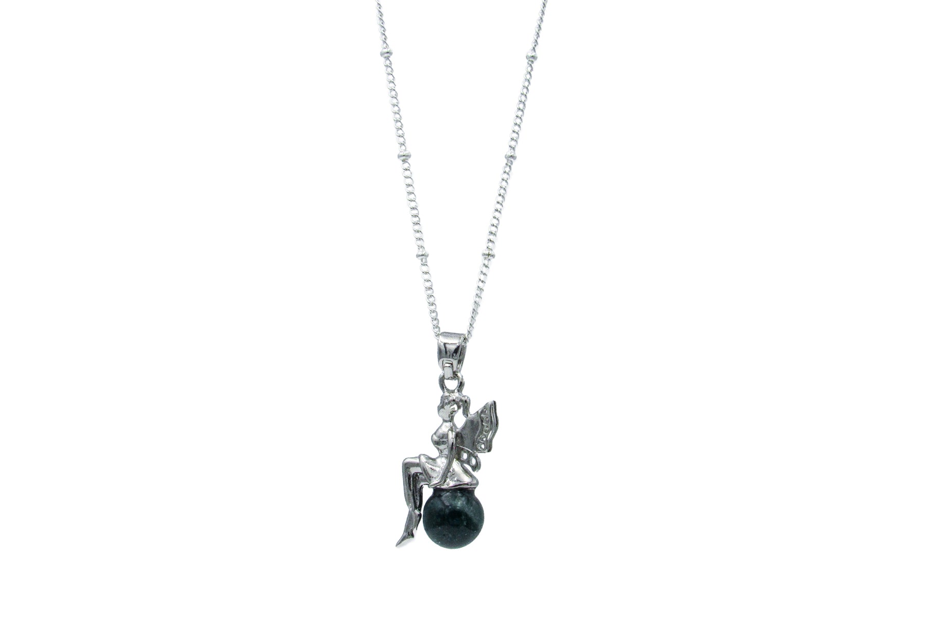 Fairy Pendant on Silver Chain Necklace Necklaces Oh, Heart!