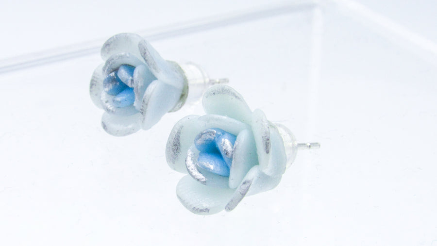 Clay Flowers Stud Earrings Earrings Oh, Heart!