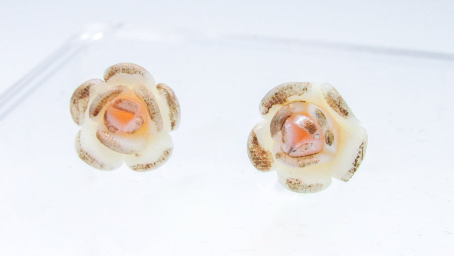 Clay Flowers Stud Earrings Earrings Oh, Heart!