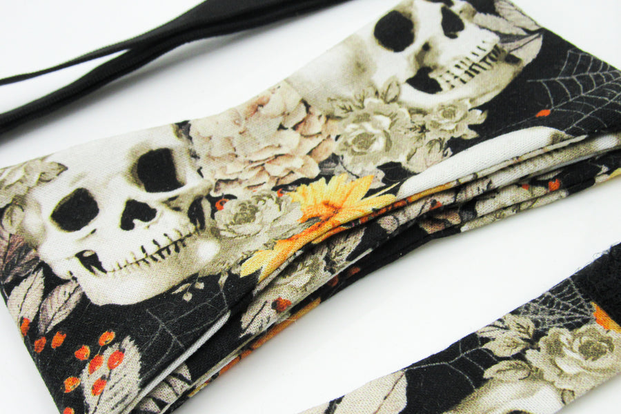 Floral Halloween Skulls Bow Tie Set Bow Tie Oh, Heart!