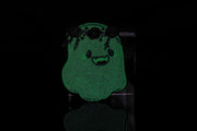 Glow In The Dark Ghost With Flower Crown Embroidered Patch Embroidered Patch Oh, Heart!