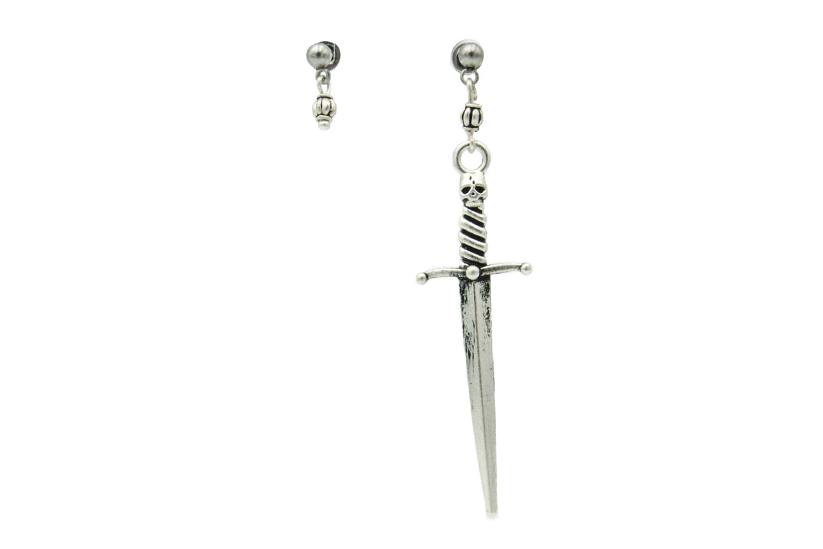Mismatched Skull Sword Earring Set Earrings Oh, Heart!