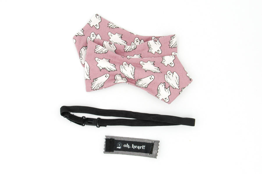 Glow In The Dark Ghosts Millennial Pink Bow Tie Bow Tie Oh, Heart!