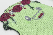 Glow In The Dark Ghost With Flower Crown Embroidered Patch Embroidered Patch Oh, Heart!