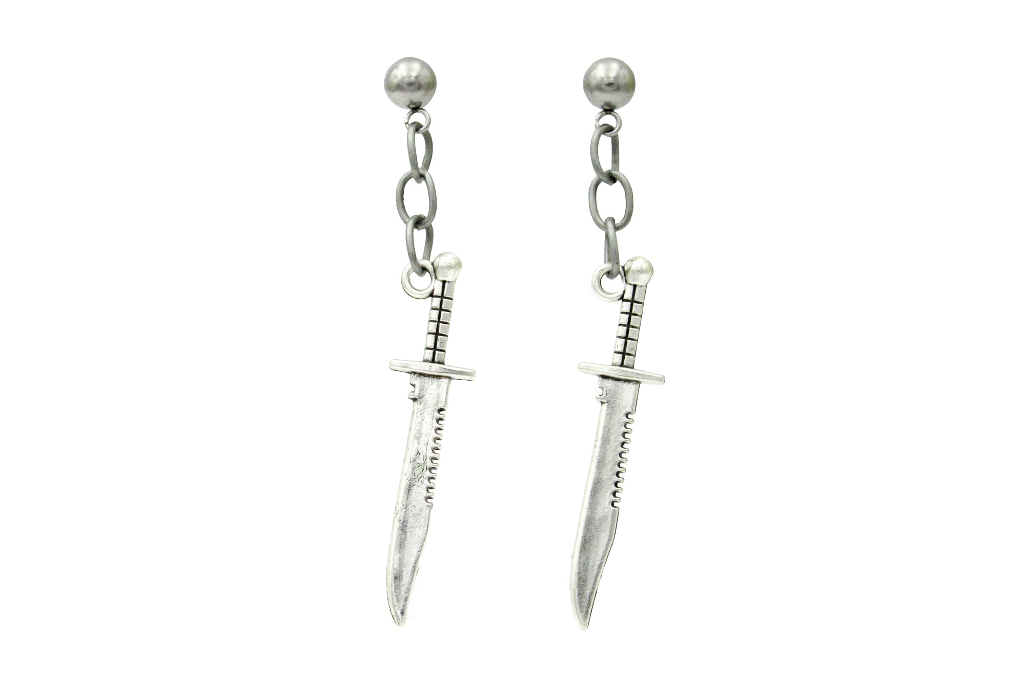 Knife Charm Dangle Earrings Earrings Oh, Heart!