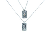 Double Sided Lucky Dragon 幸龙 Pewter Pendant Necklace Necklaces Oh, Heart!