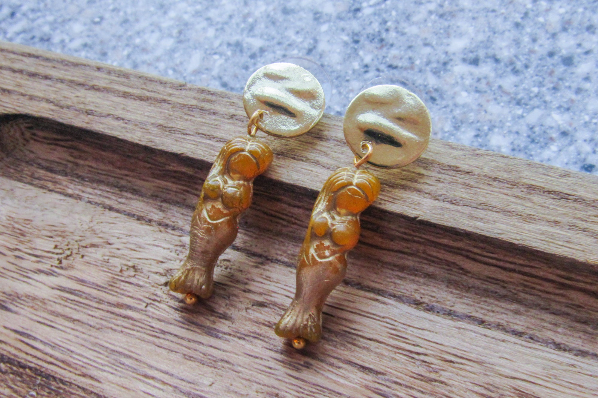 Antique Mermaid Dangle Earrings Earrings Oh, Heart!