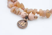 OM ॐ Aromatherapy Memory Wire Bracelet Bracelets Oh, Heart!