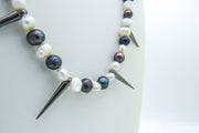 Spiked Pearl Beaded Necklace Necklaces Oh, Heart!