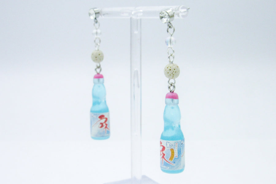 Ramune Japanese Soda Scented Dangle Earrings Earrings Oh, Heart!