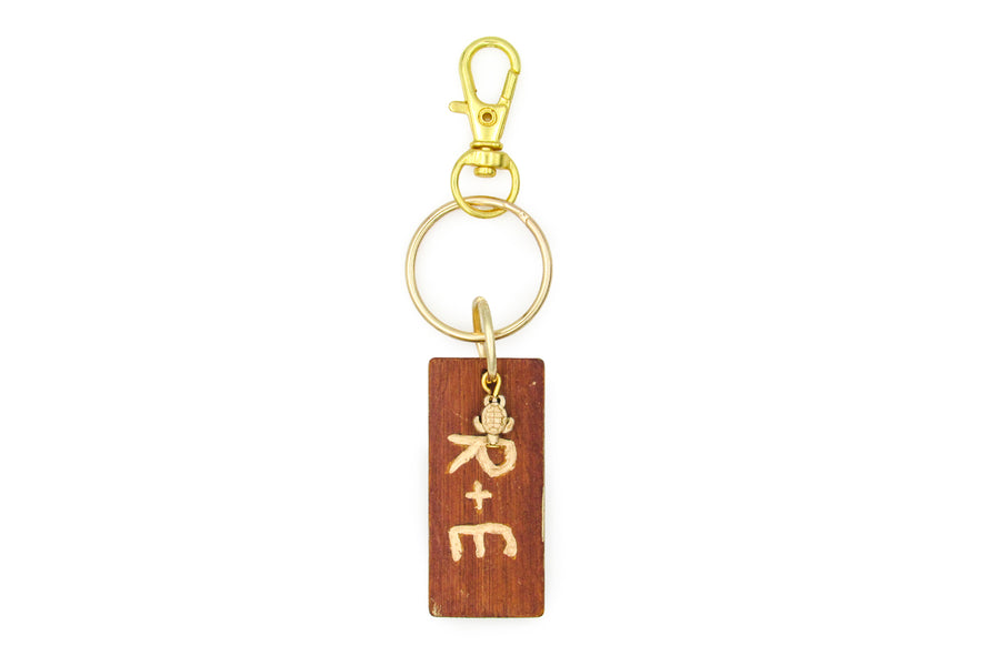 R+E IT Inspired Wooden Keychain Keychains Oh, Heart!