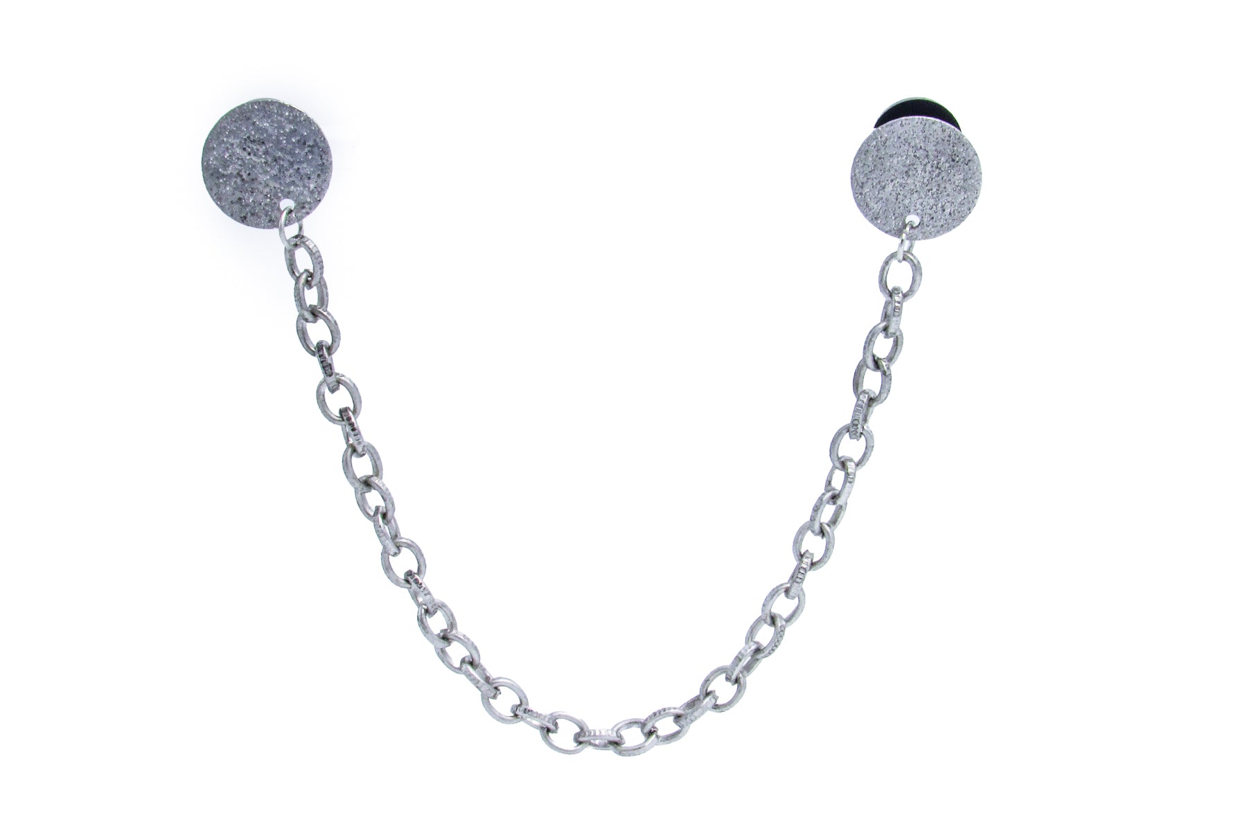 Silver Circle Collar Chain collar chain Oh, Heart!