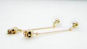 Skull Carved Bone Beads Dangle Earrings Oh, Heart!