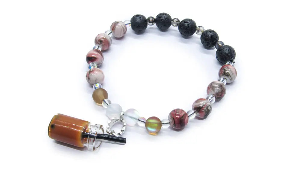 Scented Boba Charm Stretch Bracelets Bracelets Oh, Heart!