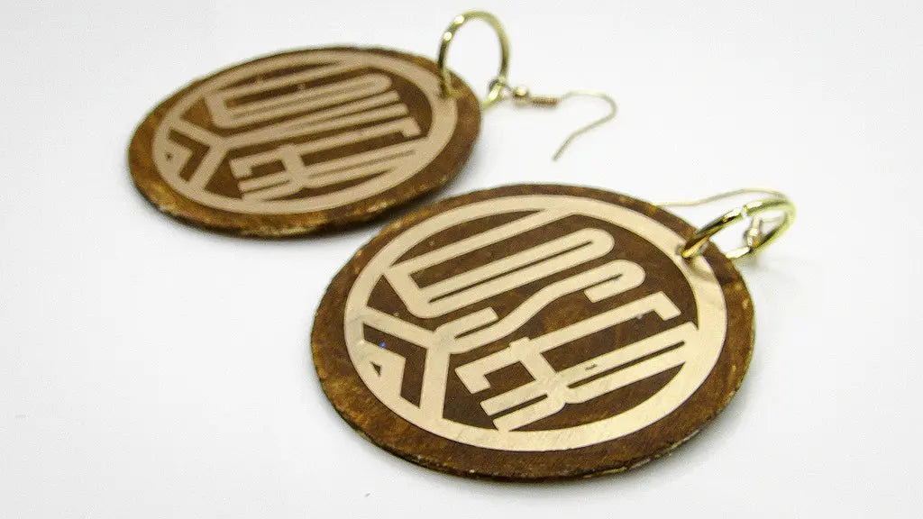 Loser/Lover Wooden Earrings Earrings Oh, Heart!