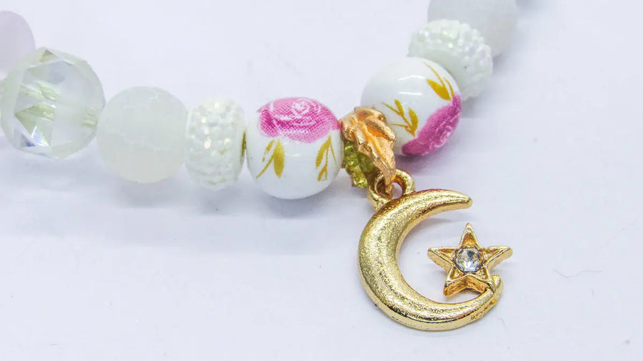 Sailor Moon Quartz and Roses Stretch Bracelet Bracelets Oh, Heart!