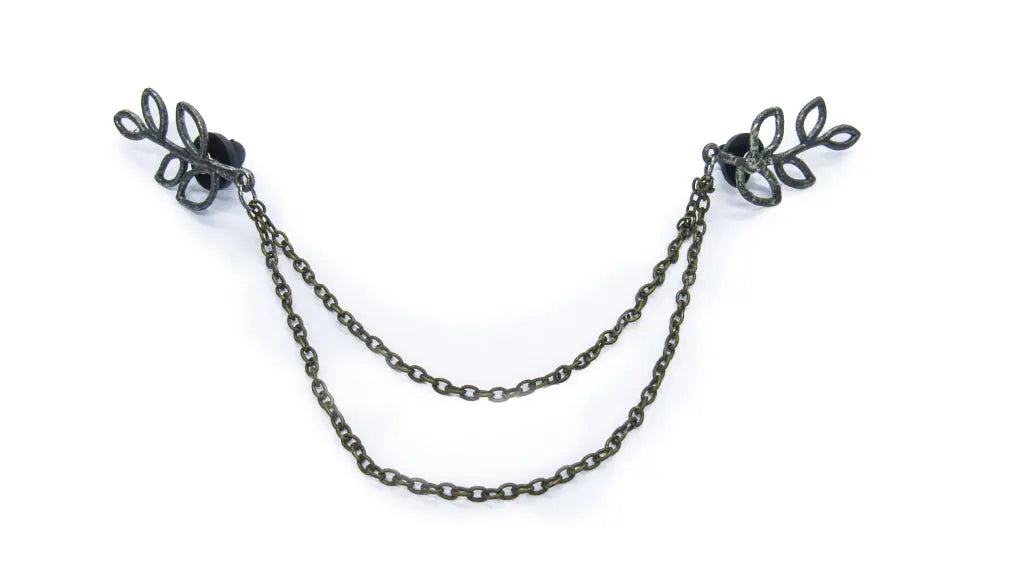 Antique Patina Leaf Sprig Collar Chain collar chain Oh, Heart!