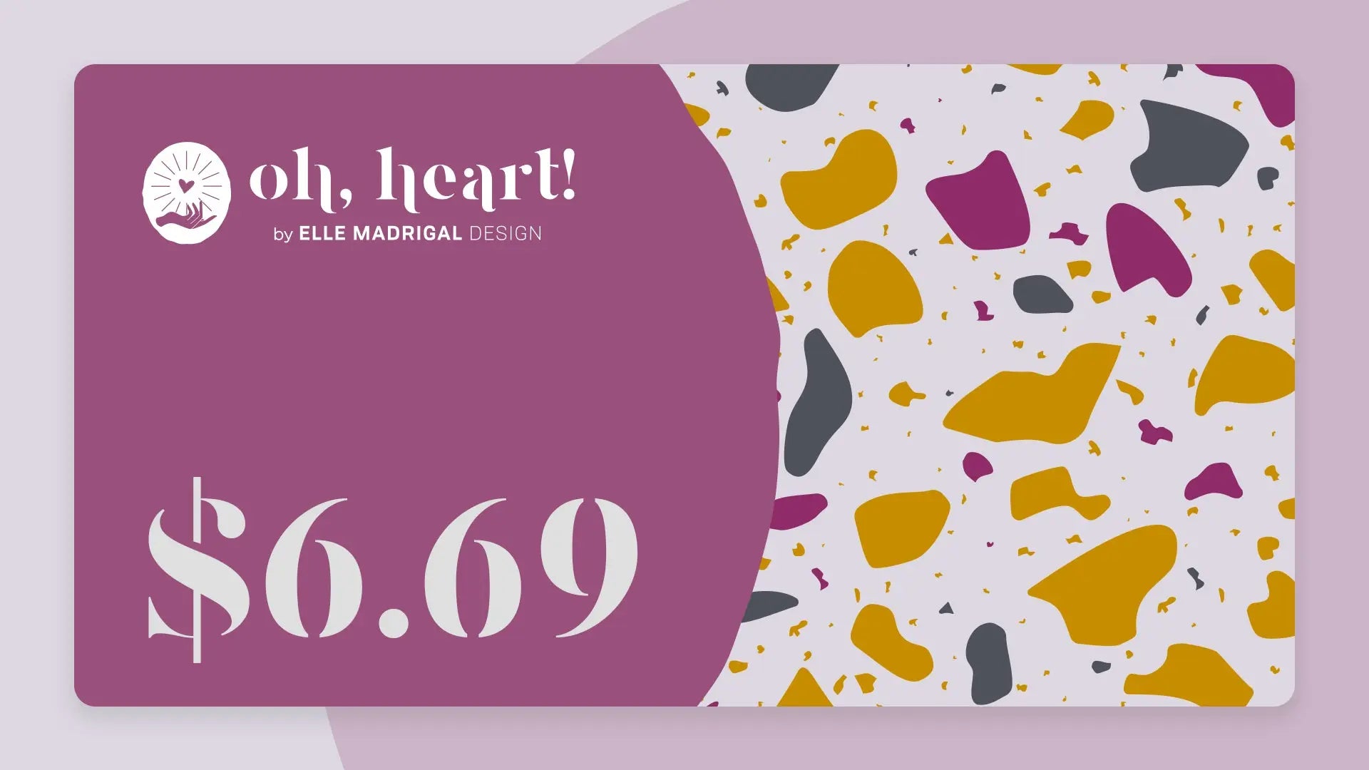 Oh, A Gift Card! •  Gift Cards • Oh, Heart!