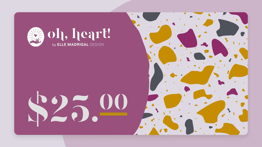 Oh, A Gift Card! Gift Cards Oh, Heart!