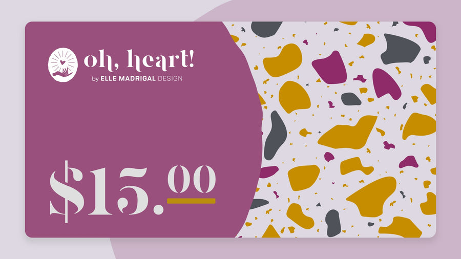 Oh, A Gift Card! Gift Cards Oh, Heart!