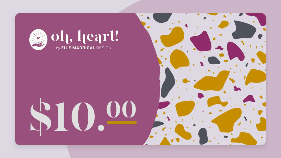 Oh, A Gift Card! Gift Cards Oh, Heart!