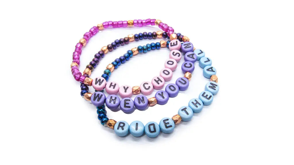 Bisexual Pride Stackable Bracelet Set Bracelets Oh, Heart!
