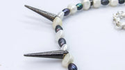 Spiked Pearl Beaded Necklace Necklaces Oh, Heart!