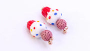 Scented Cupcake Bead Dangle Earrings Earrings Oh, Heart!