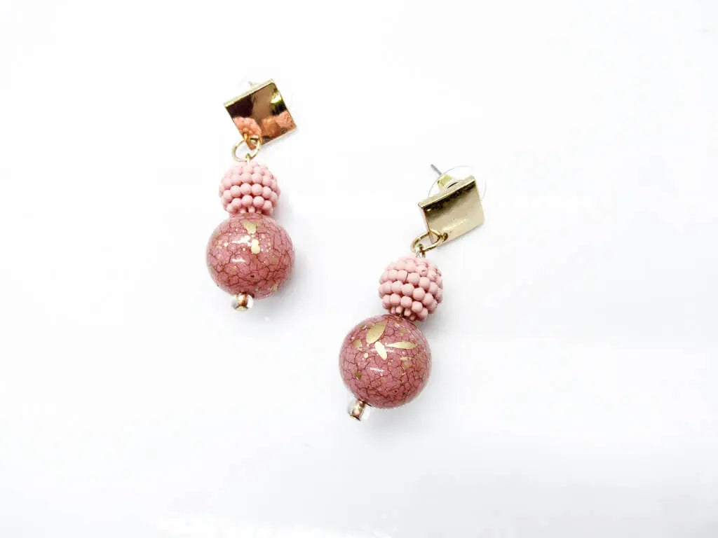 Circles and Diamonds Dangle Earrings Earrings Oh, Heart!