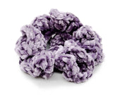 Thick and Super Soft Velvet Crochet Scrunchie Ponytail Holders Oh, Heart!