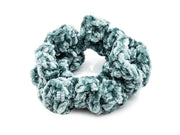 Thick and Super Soft Velvet Crochet Scrunchie Ponytail Holders Oh, Heart!