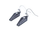 Blood Red and Black Coffin Dangle Earrings Earrings Oh, Heart!