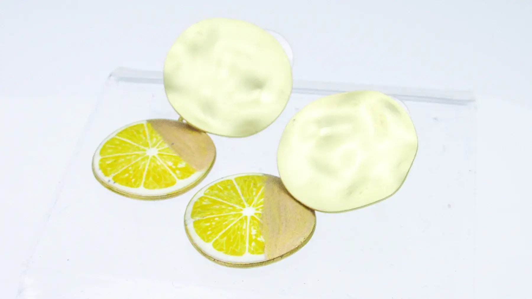 Lemon Charm Dangle Earrings Earrings Oh, Heart!