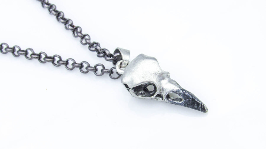 Raven Skull Goth Necklace Necklaces Oh, Heart!