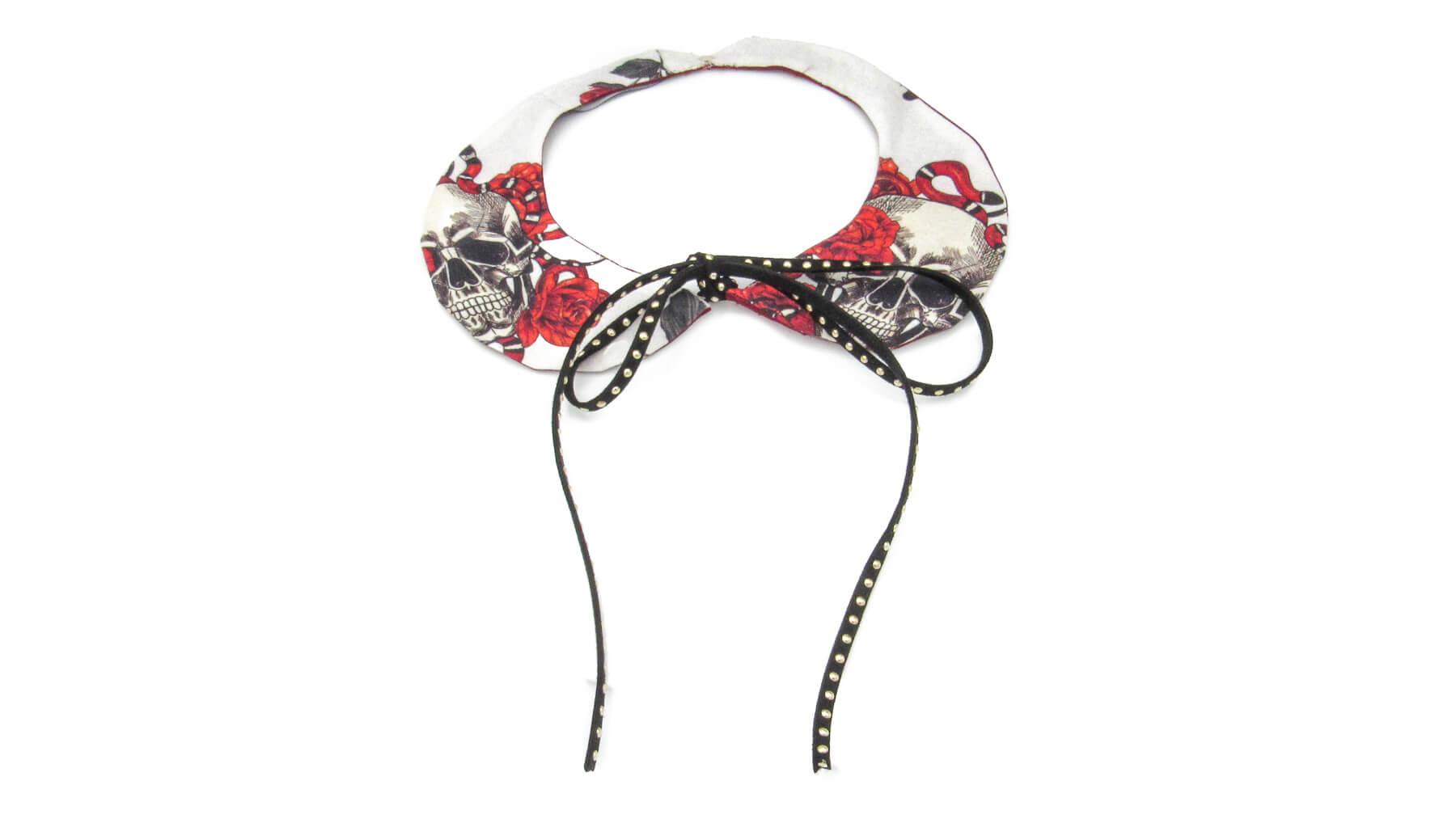 Skull and Roses Detachable Collar Necklace Detachable Collar Oh, Heart!
